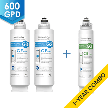 Waterdrop G3P600/G3 RO System Replacement Filters Set