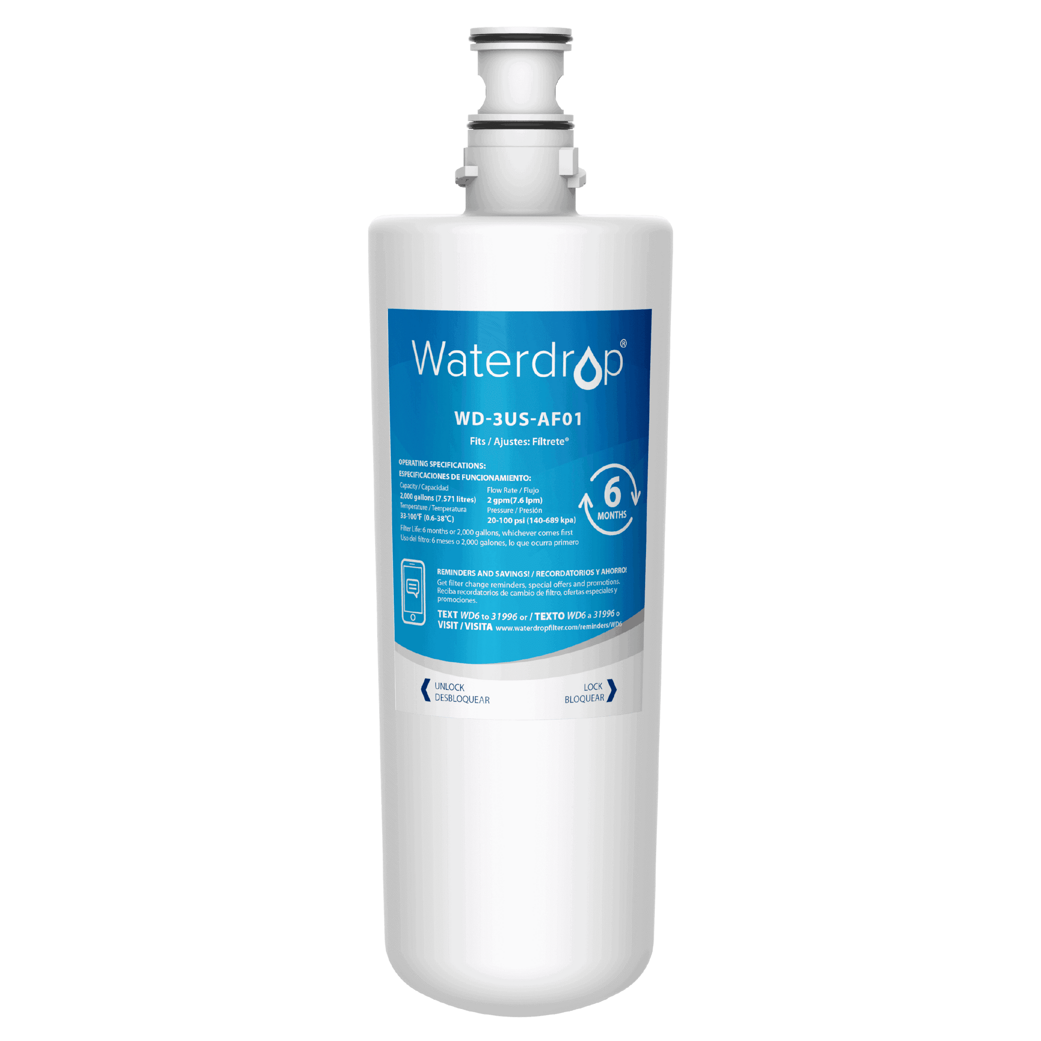 Waterdrop Replacement for InSinkErator® 3US-AF01 Water Filter