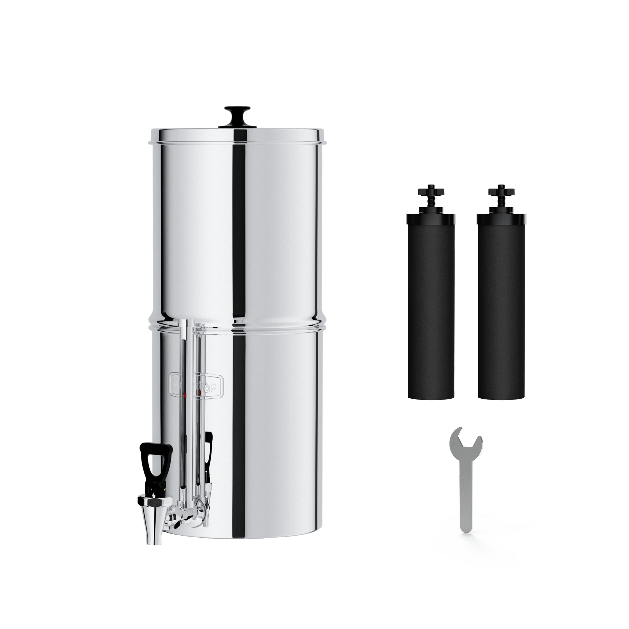 2.25 gallon King Tank Gravity Water Filter System Without Stand