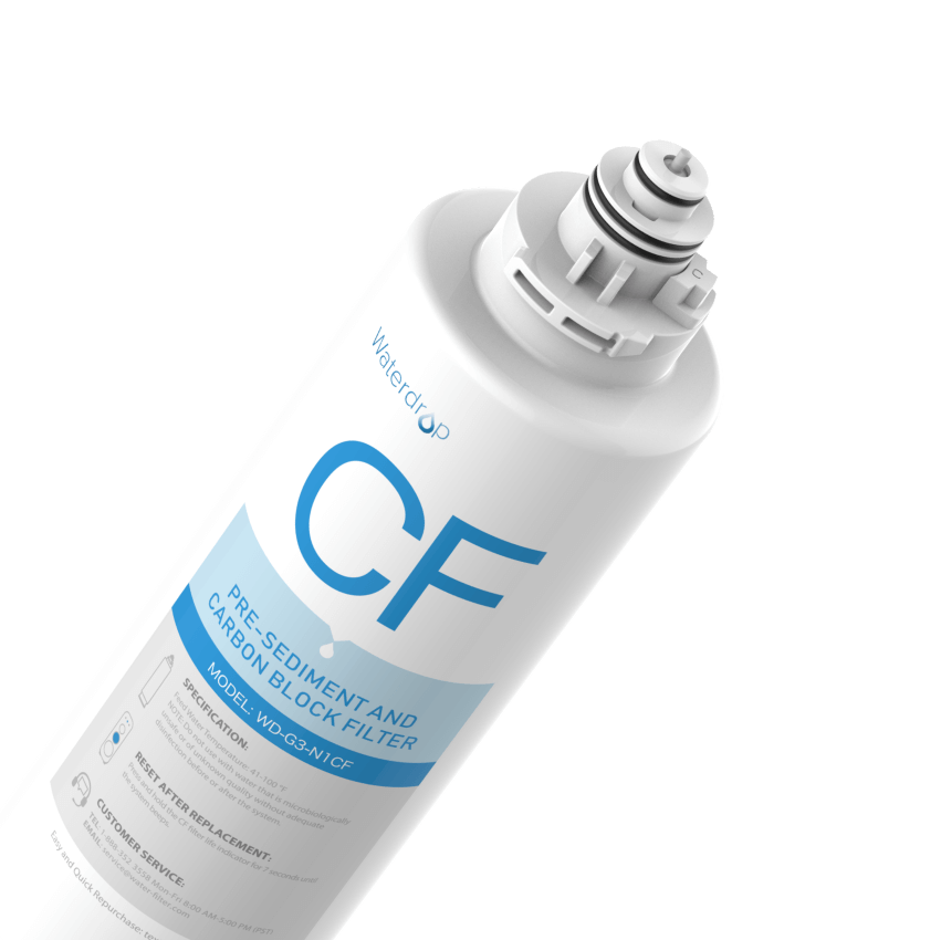 CF Filter for Waterdrop G3P600 & G3 Reverse Osmosis System